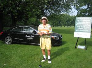 Not even a veteran golfer like George Nashen was able to snatch the top prize Mercedez... this year.