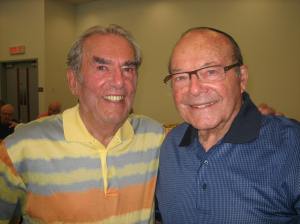 Beth Zion "Old-Timers" George Nashen and Rabbi Sydney Shoham